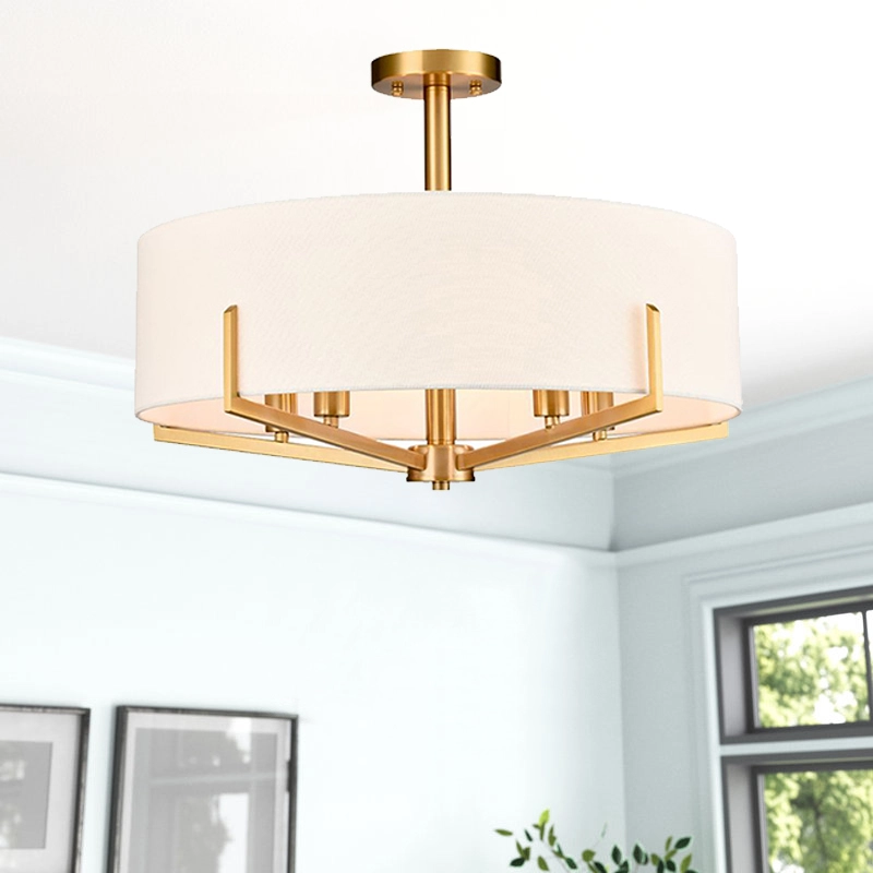 Come scegliere un lampadario moderno con paralume in tessuto bianco per diversi spazi interni Come scegliere un lampadario moderno con paralume in tessuto bianco per diversi spazi interni