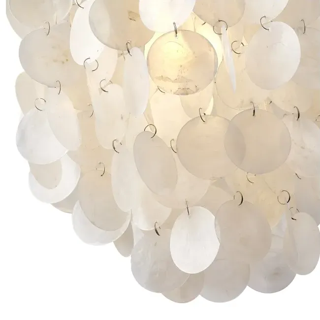 Tiered Seashell Chandelier